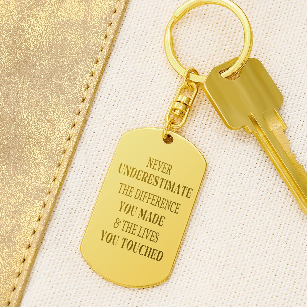 Essential Workers Keychain Gift for Teachers, Nurses, Mentors, Social Workers and Other Community Service Workers