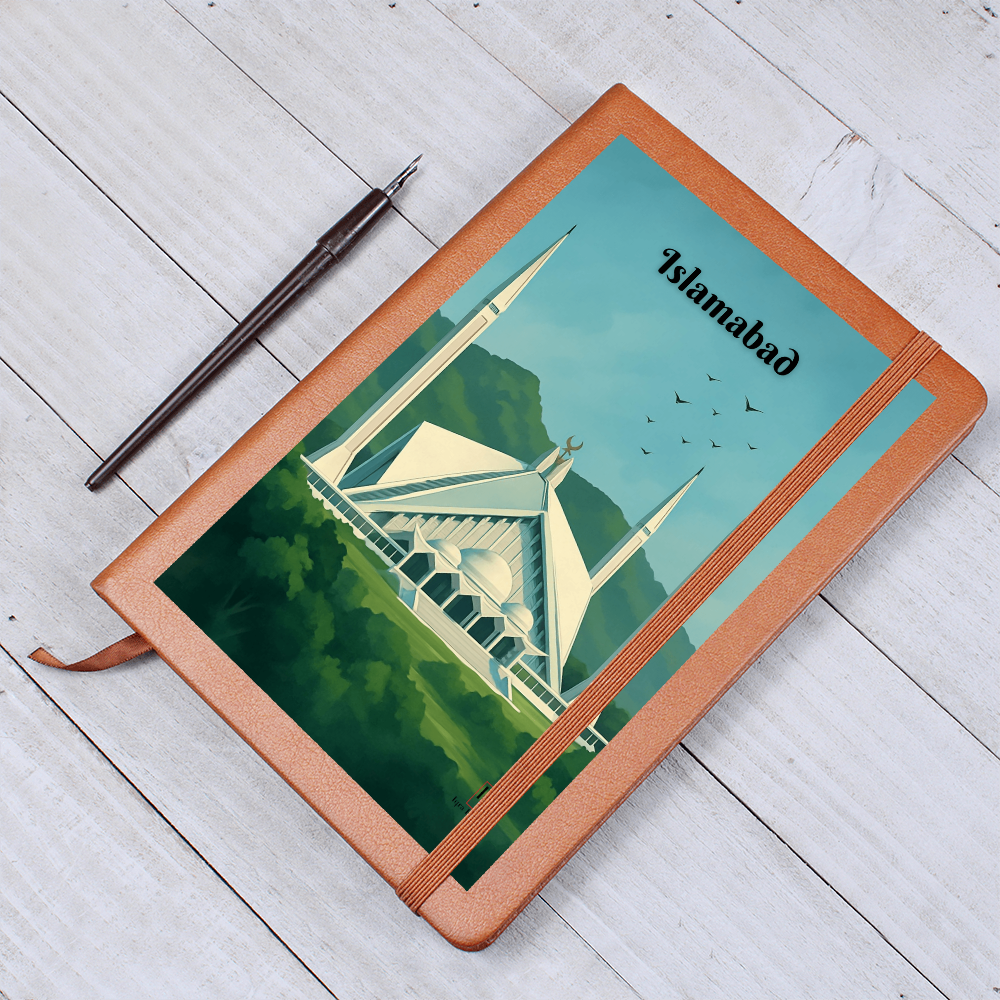 Islamabad Leather Graphic Journal by Iqra Rabbani
