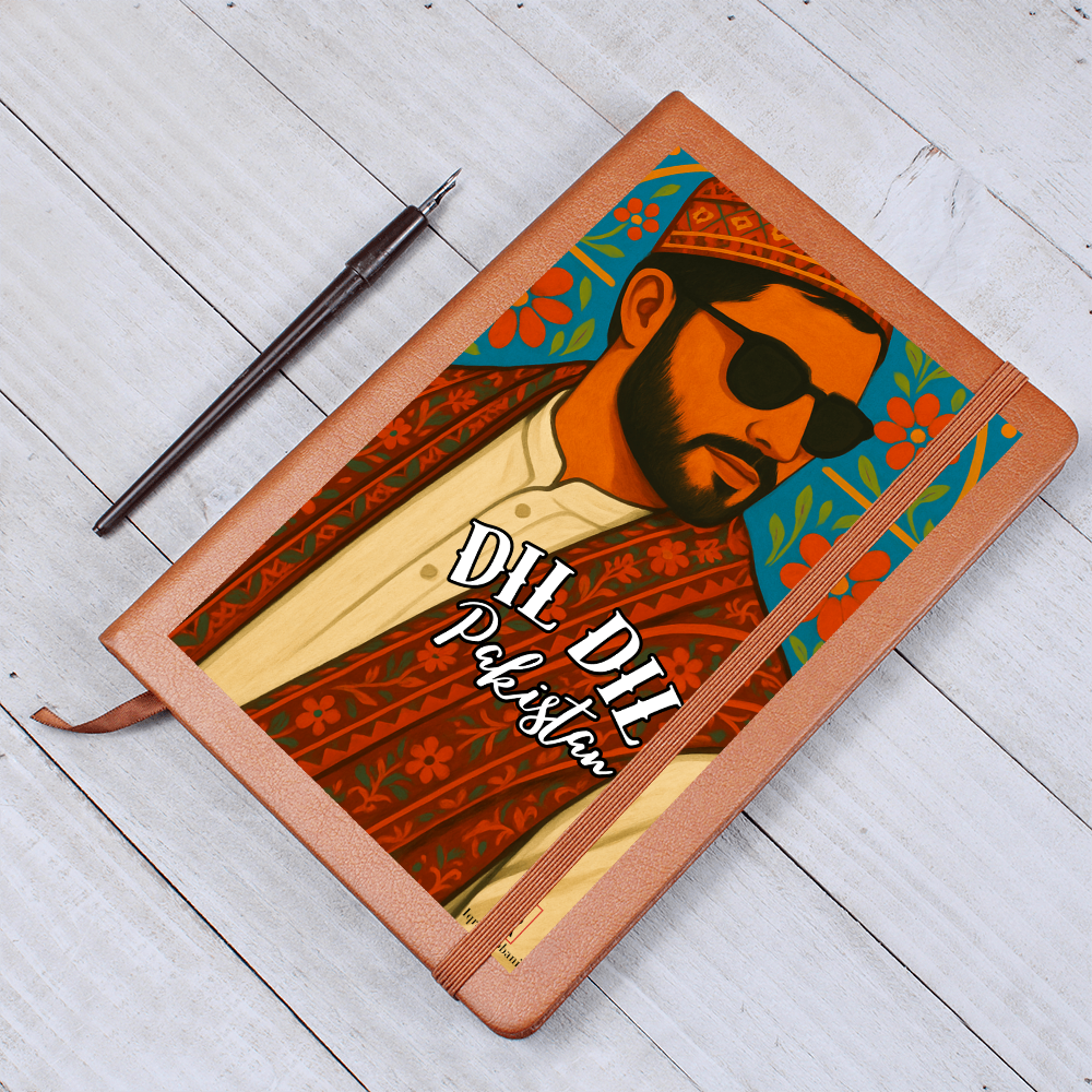 Dil Dil Pakistan Graphic Leather Journal