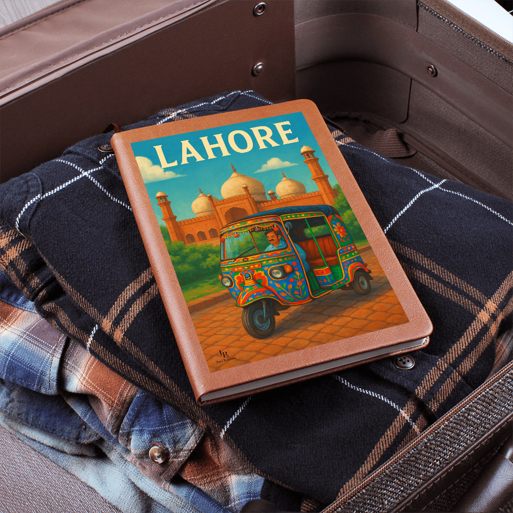Lahore - Leather Graphic Journal by Iqra Rabbani