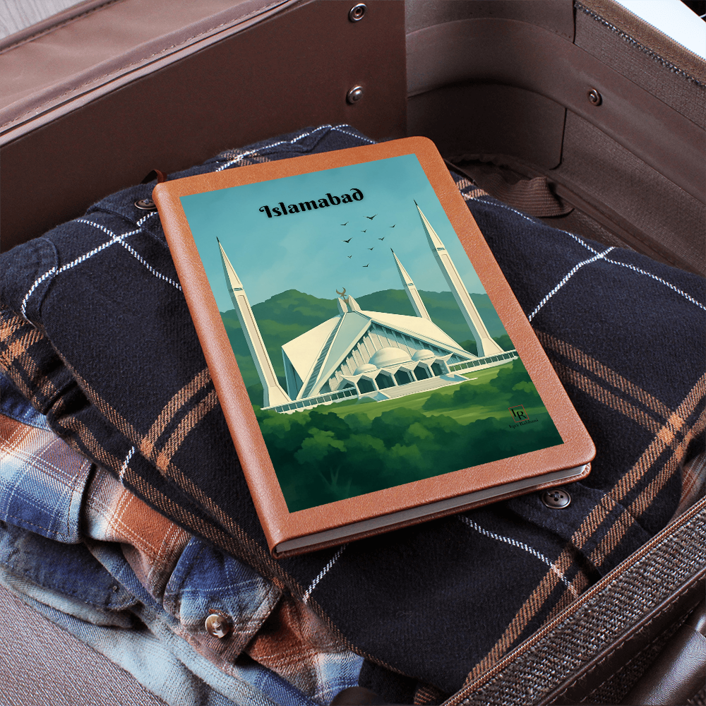 Islamabad Leather Graphic Journal by Iqra Rabbani