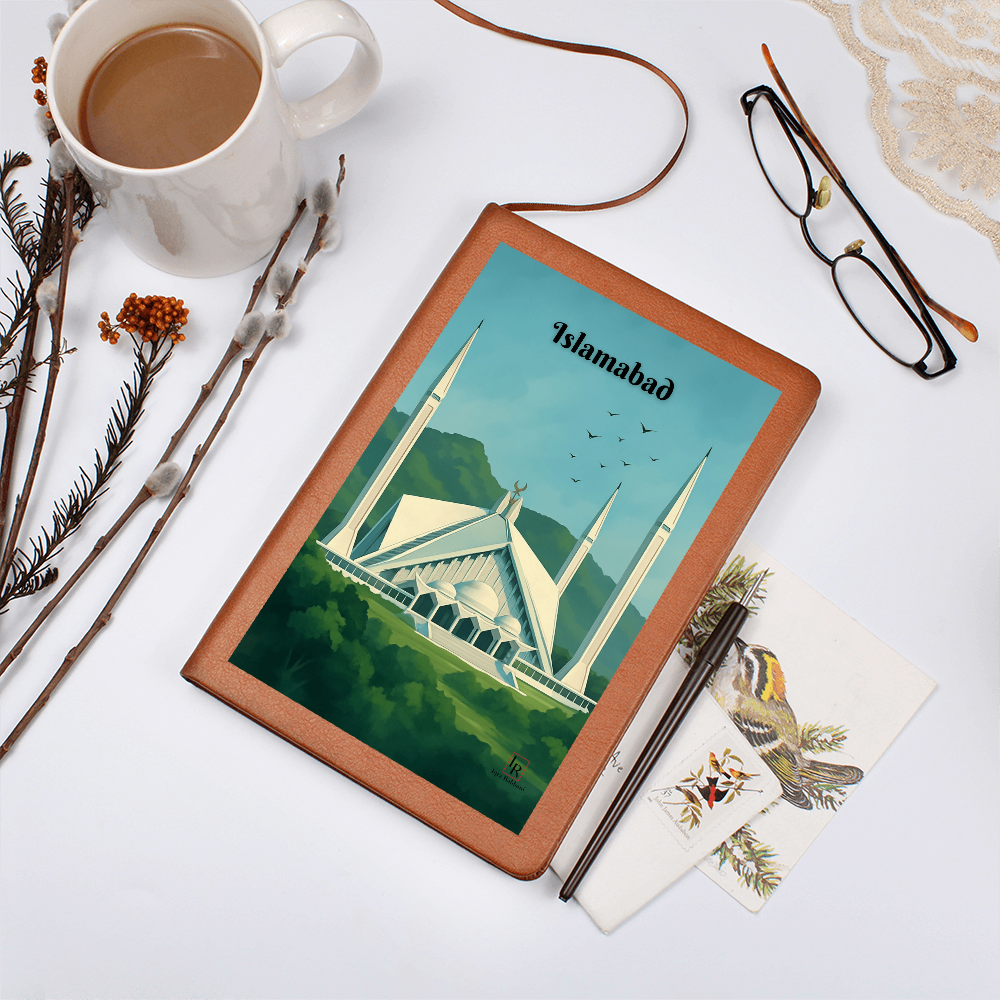 Islamabad Leather Graphic Journal by Iqra Rabbani