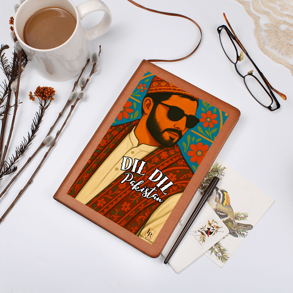 Dil Dil Pakistan Graphic Leather Journal