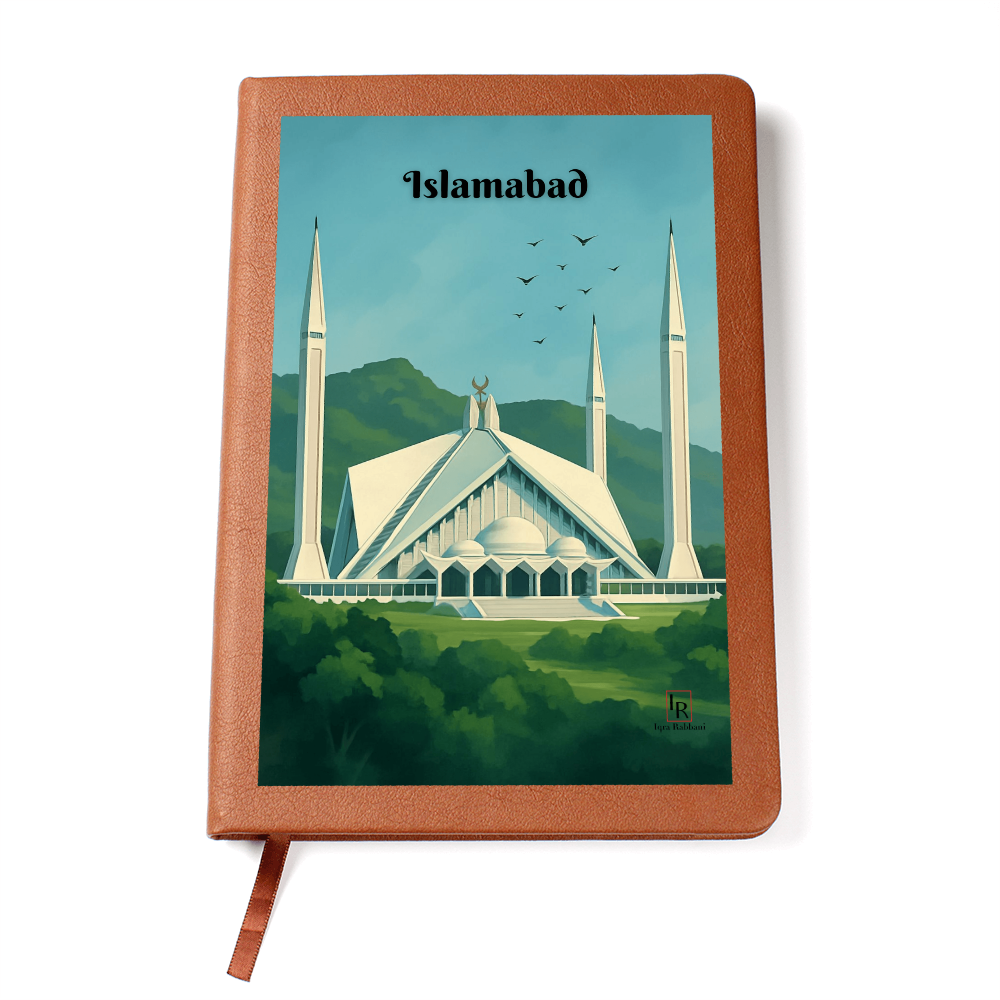 Islamabad Leather Graphic Journal by Iqra Rabbani