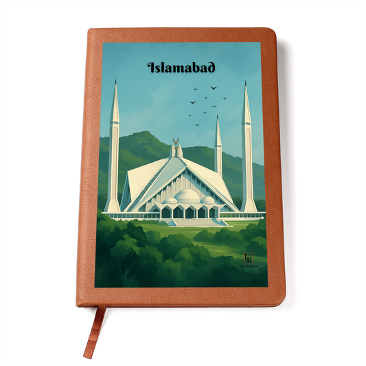 Islamabad Leather Graphic Journal by Iqra Rabbani