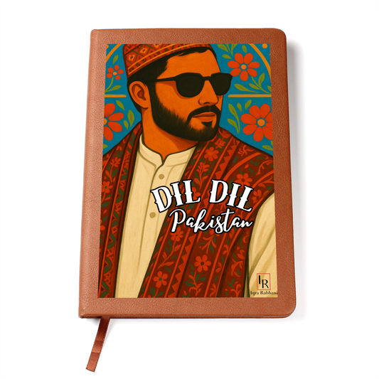 Dil Dil Pakistan Graphic Leather Journal