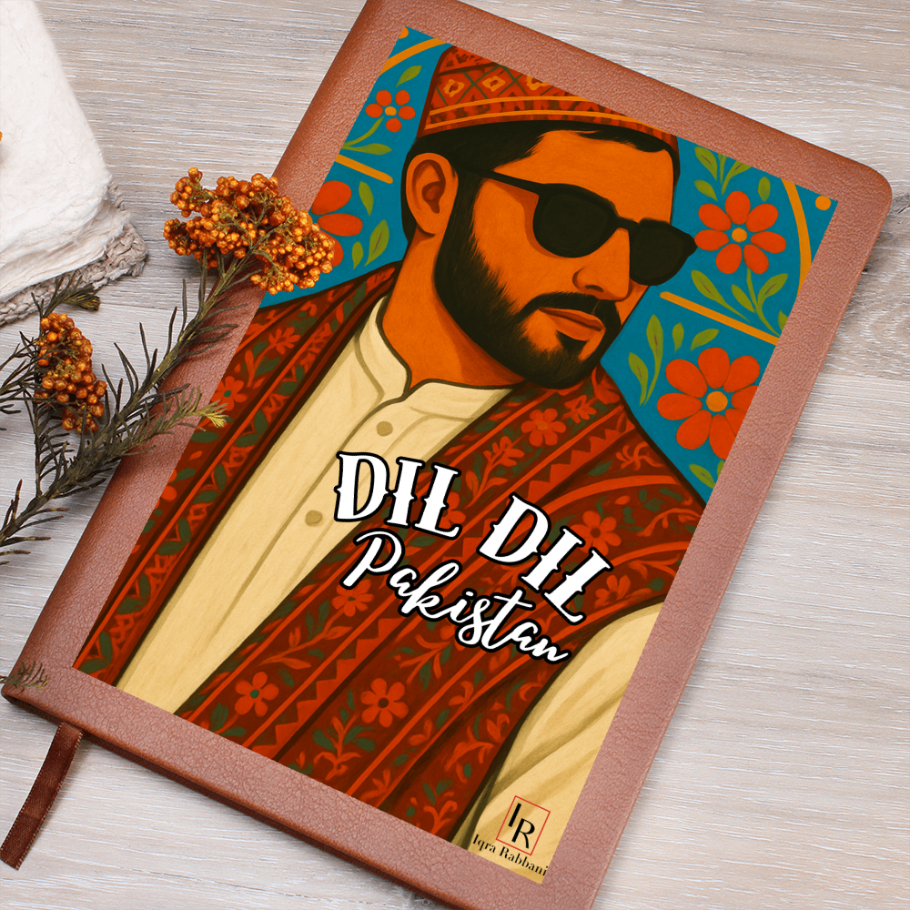 Dil Dil Pakistan Graphic Leather Journal