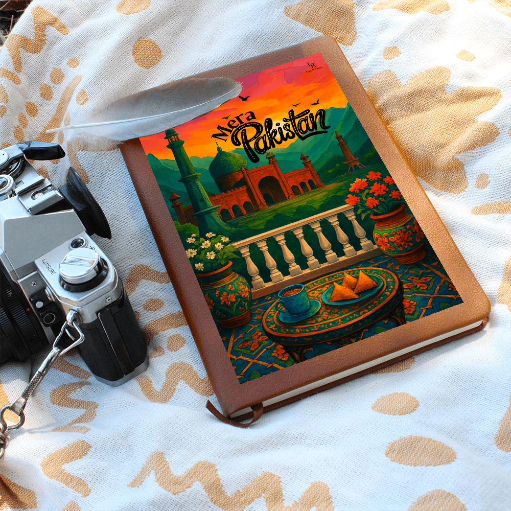 Mera Pakistan Leather Graphic Journal by Iqra Rabbani
