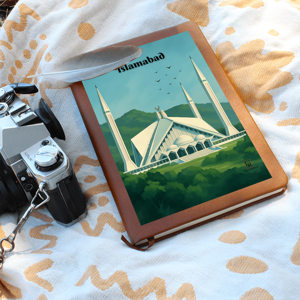 Islamabad Leather Graphic Journal by Iqra Rabbani