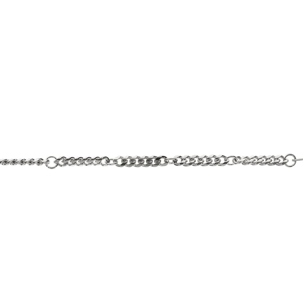 Cuban Link Chain 14k Yellow Gold & Polished Stainless Steel Gift For Him