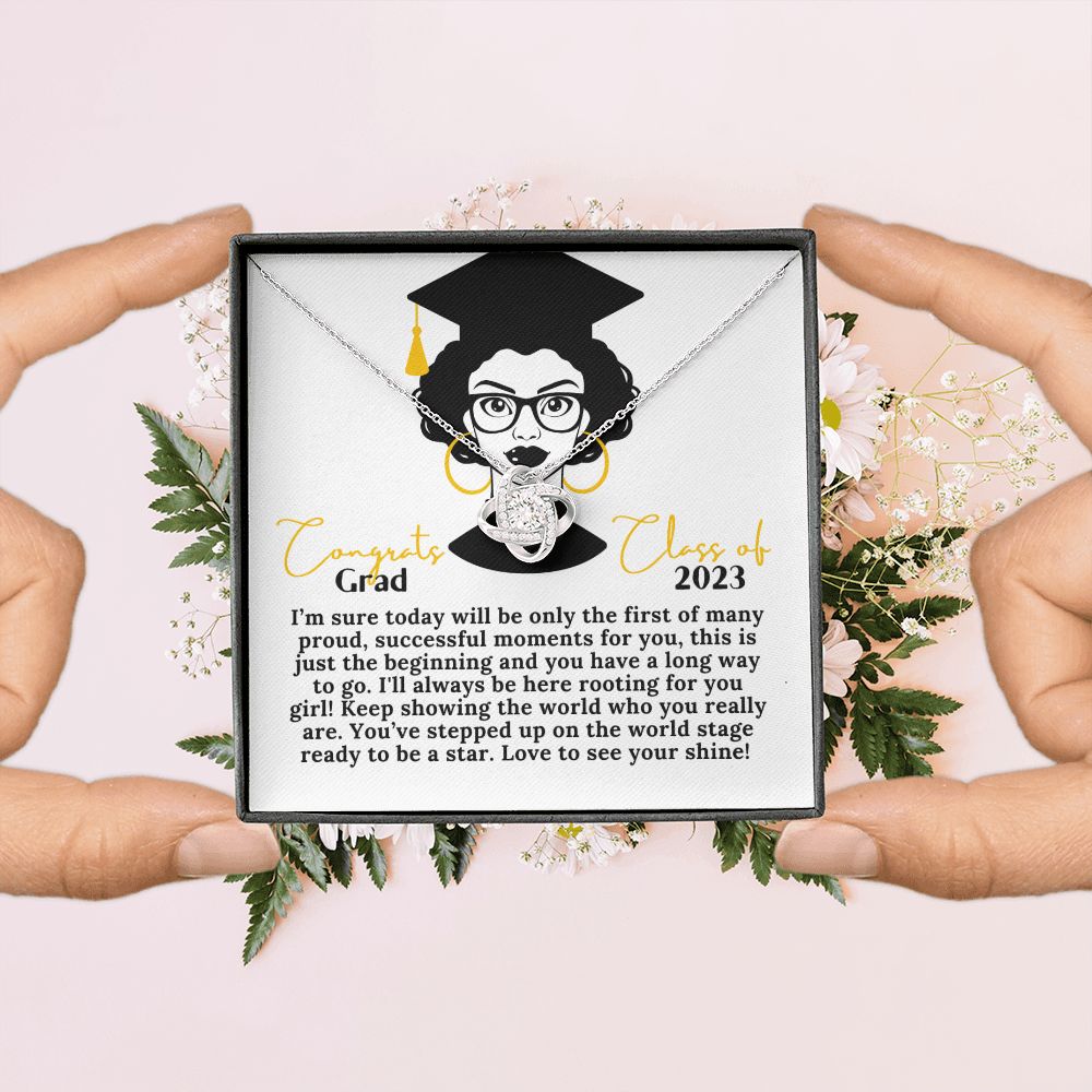 Graduation 2023 Gift for Her 14k White Gold 18k Yellow Gold Necklace