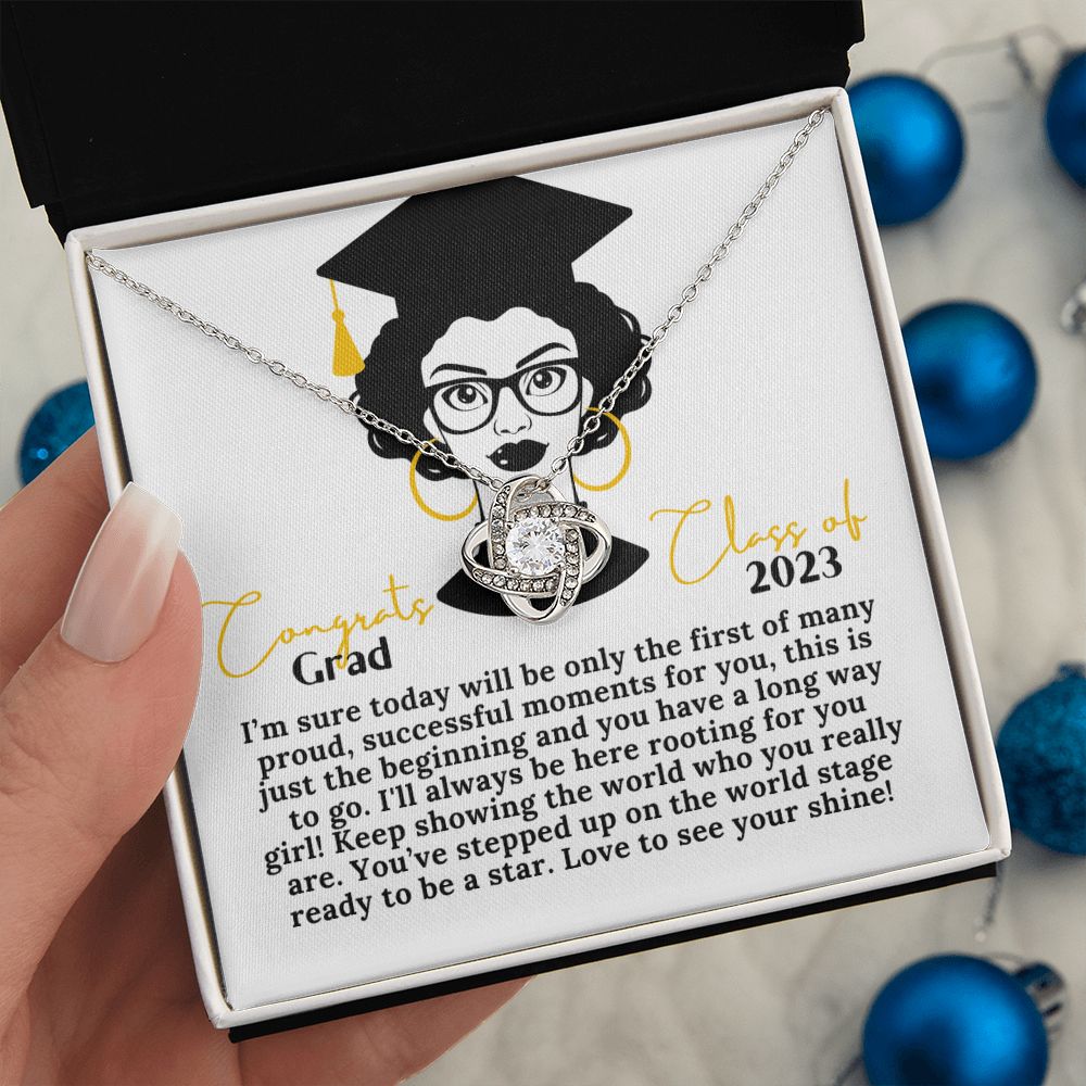 Graduation 2023 Gift for Her 14k White Gold 18k Yellow Gold Necklace
