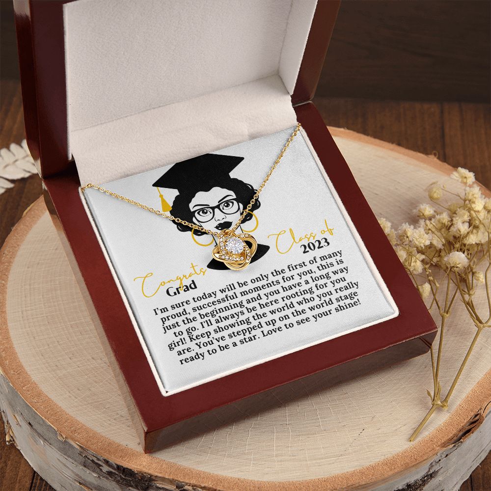 Graduation 2023 Gift for Her 14k White Gold 18k Yellow Gold Necklace