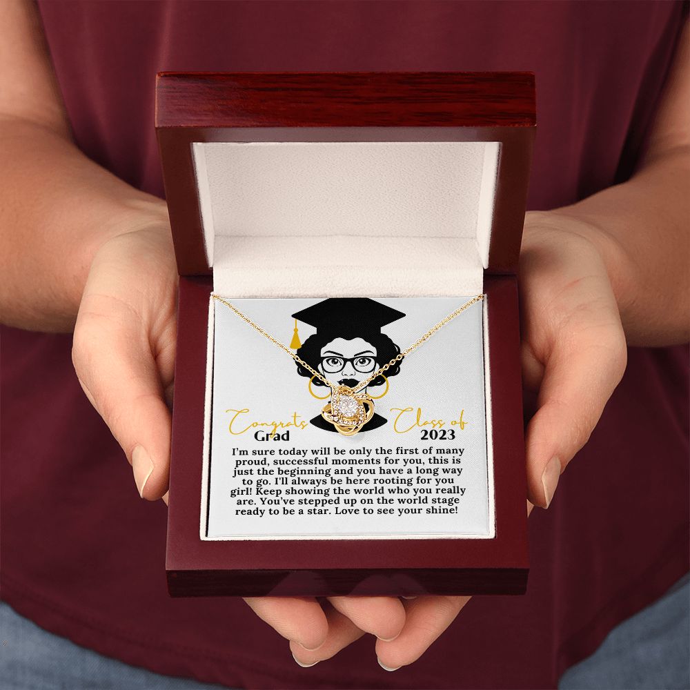 Graduation 2023 Gift for Her 14k White Gold 18k Yellow Gold Necklace