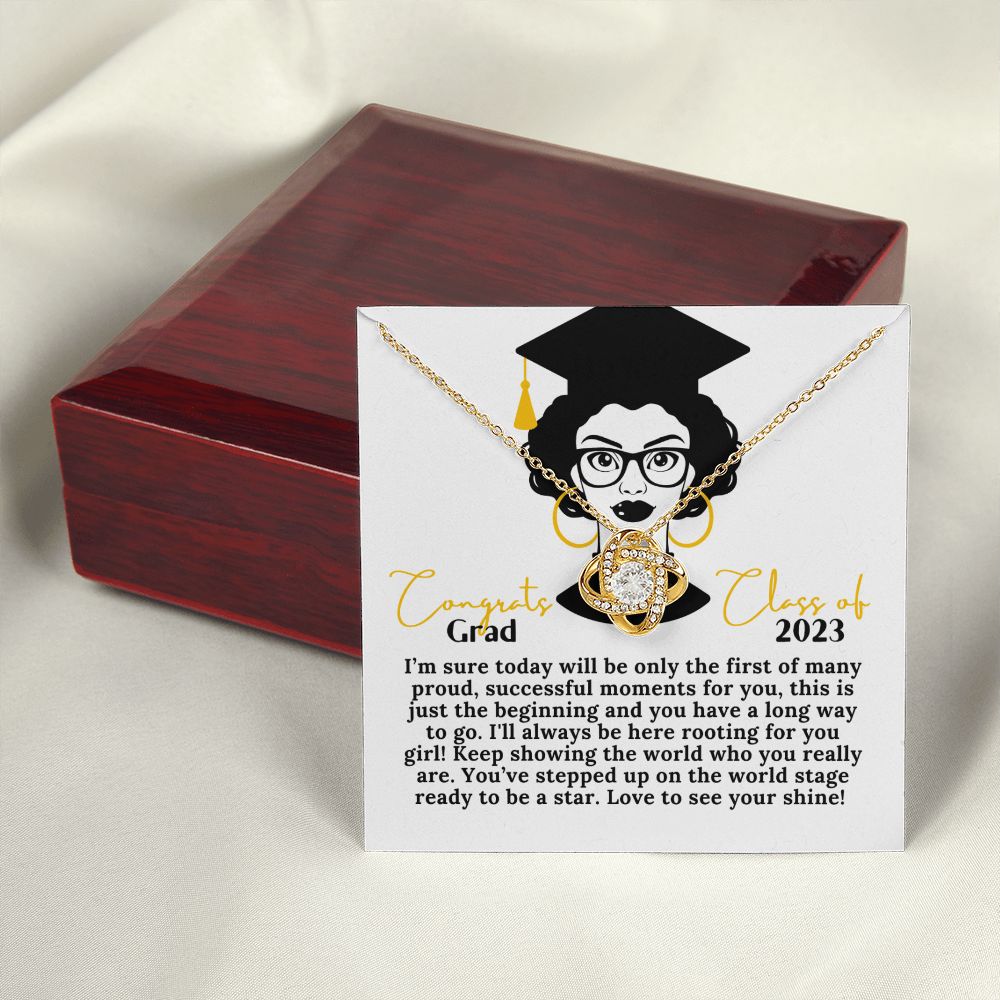 Graduation 2023 Gift for Her 14k White Gold 18k Yellow Gold Necklace