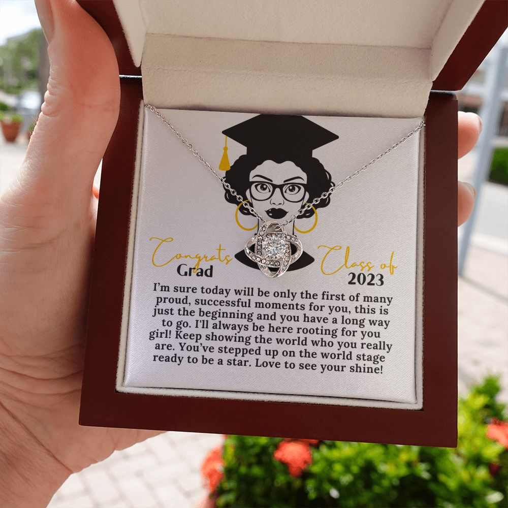 Graduation 2023 Gift for Her 14k White Gold 18k Yellow Gold Necklace