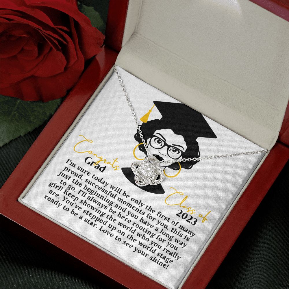 Graduation 2023 Gift for Her 14k White Gold 18k Yellow Gold Necklace