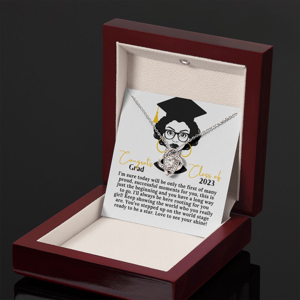 Graduation 2023 Gift for Her 14k White Gold 18k Yellow Gold Necklace