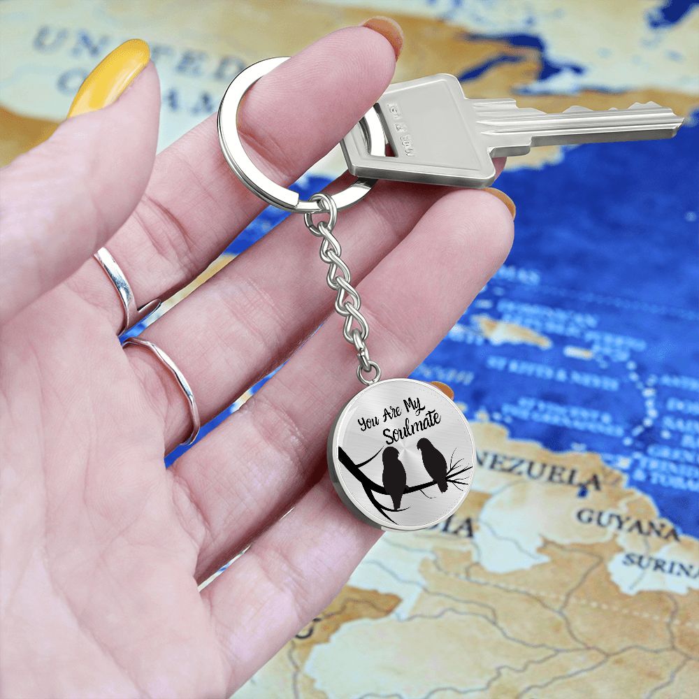 You Are My Soulmate Circle Keychain Gift For Him/Her