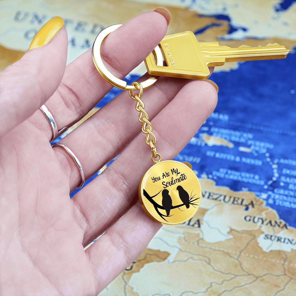 You Are My Soulmate Circle Keychain Gift For Him/Her