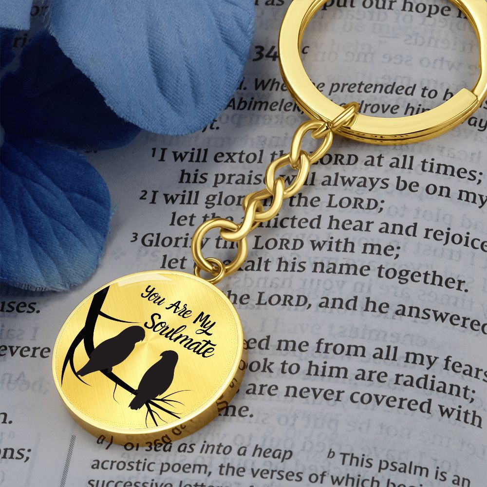 You Are My Soulmate Circle Keychain Gift For Him/Her